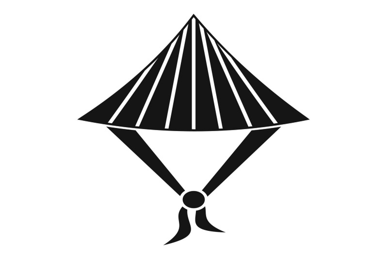 taiwan-conic-hat-icon-simple-style