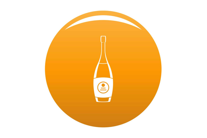 party-champagne-icon-vector-orange