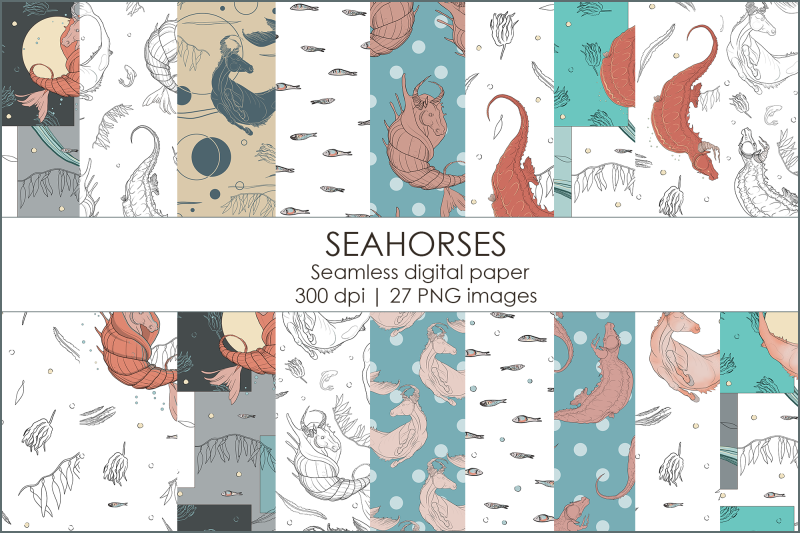 seahorse-seamless-patterns-set-sublimation-nautical-art