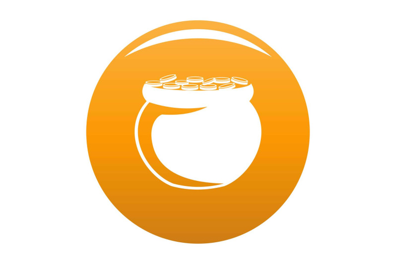 pot-coin-icon-vector-orange