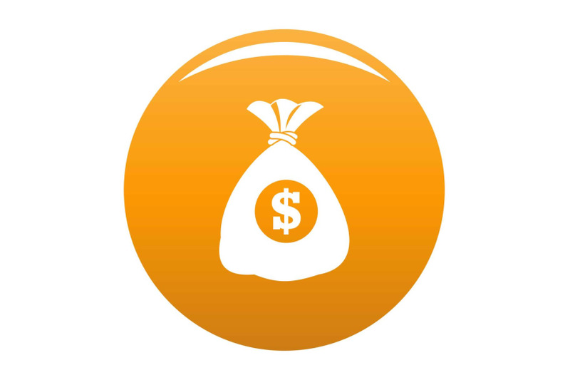 bag-money-icon-vector-orange