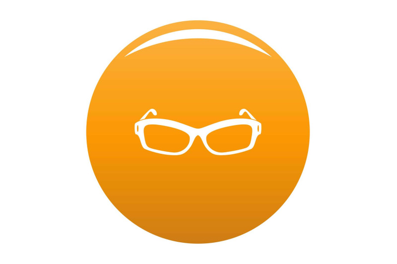 eyeglasses-icon-vector-orange