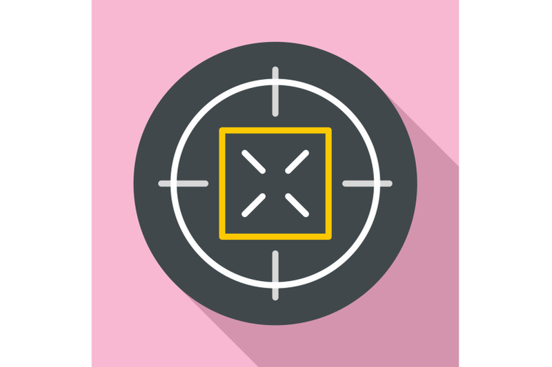 hunting-gun-aim-icon-flat-style