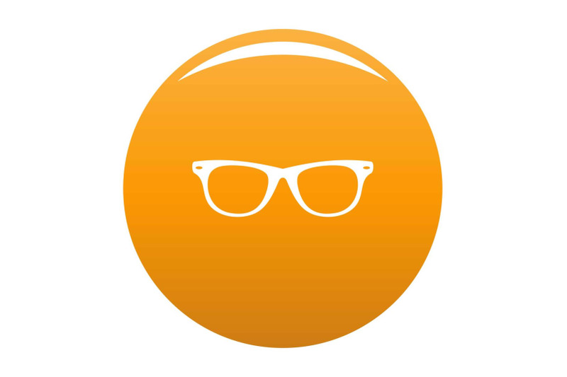 man-glasses-icon-vector-orange