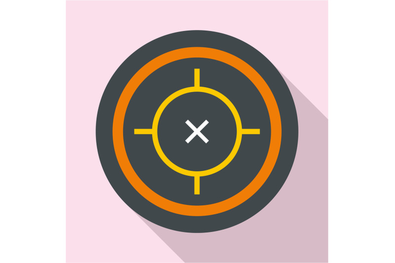 riffle-target-icon-flat-style