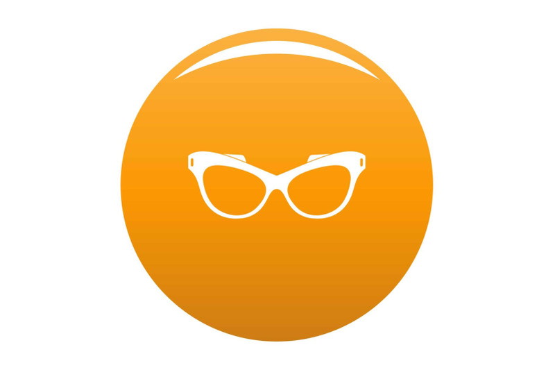 man-spectacles-icon-vector-orange