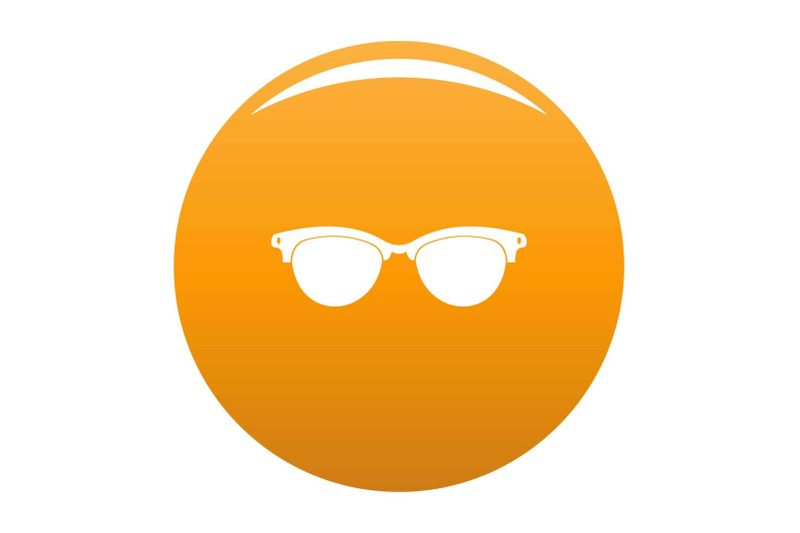 eyeglasses-for-blind-icon-vector-orange