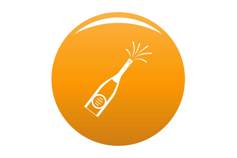 bubble-champagne-icon-vector-orange