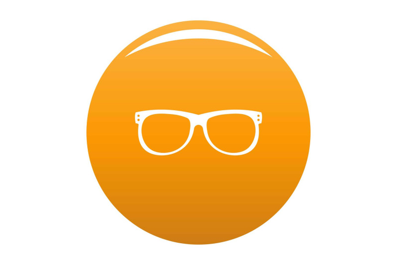 vision-icon-vector-orange