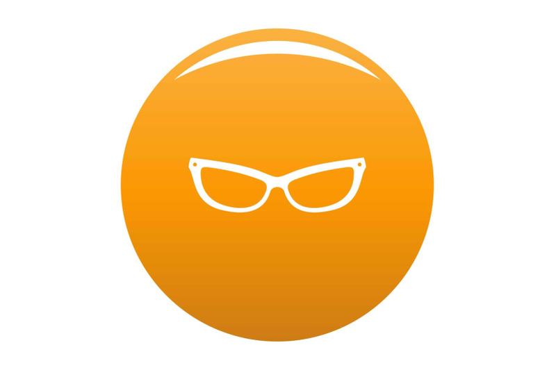 astigmatic-eyeglasses-icon-vector-orange