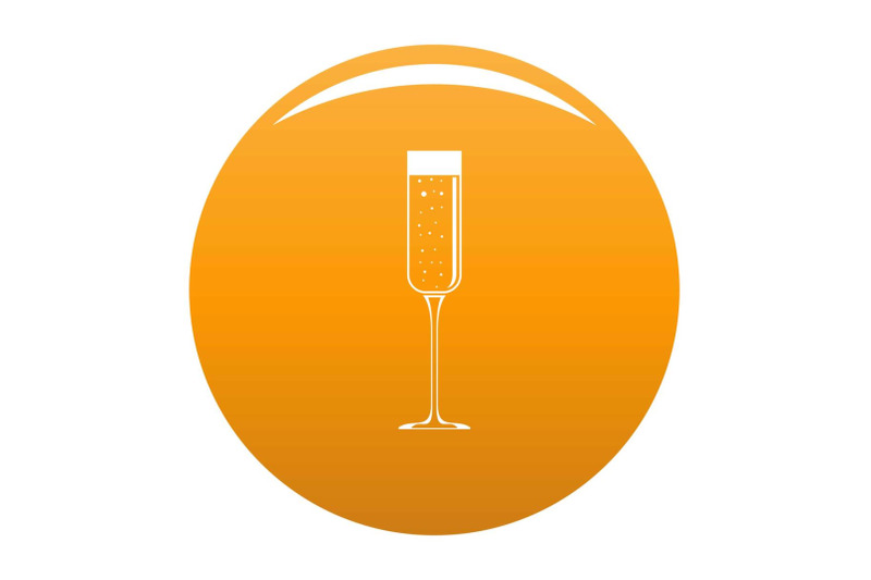 champagne-glass-icon-vector-orange