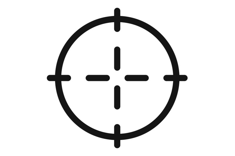 optical-sight-icon-simple-style