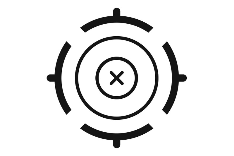 futuristic-aim-target-icon-simple-style