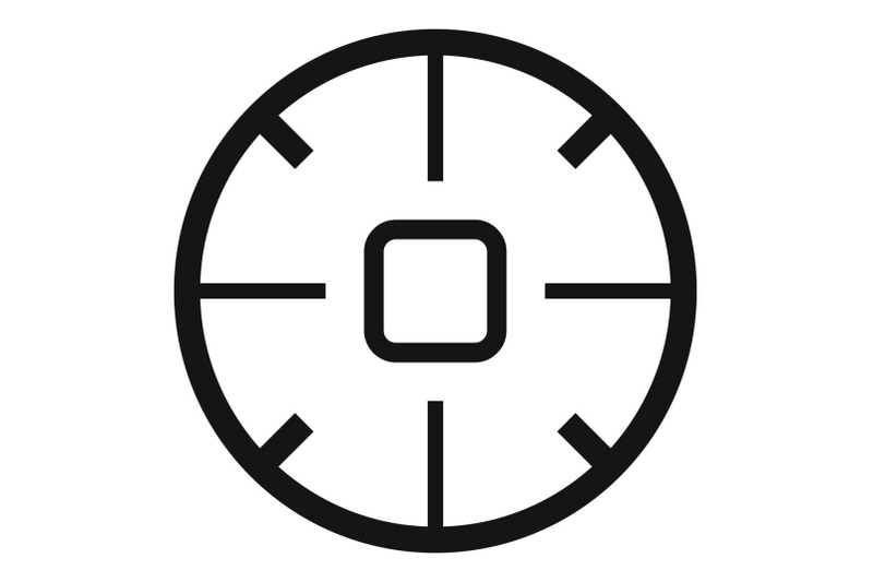 sniper-sight-icon-simple-style