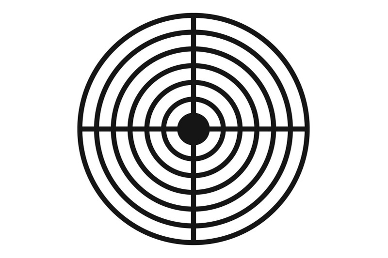 cross-aim-target-icon-simple-style