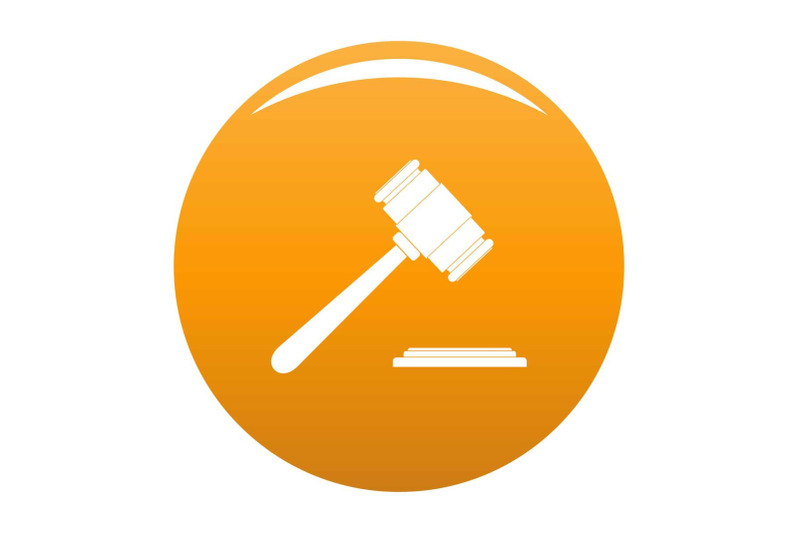 auction-gavel-icon-vector-orange