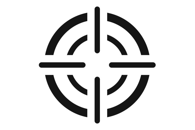 optical-aim-sight-icon-simple-style