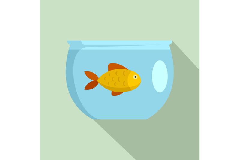 fish-in-aquarium-icon-flat-style