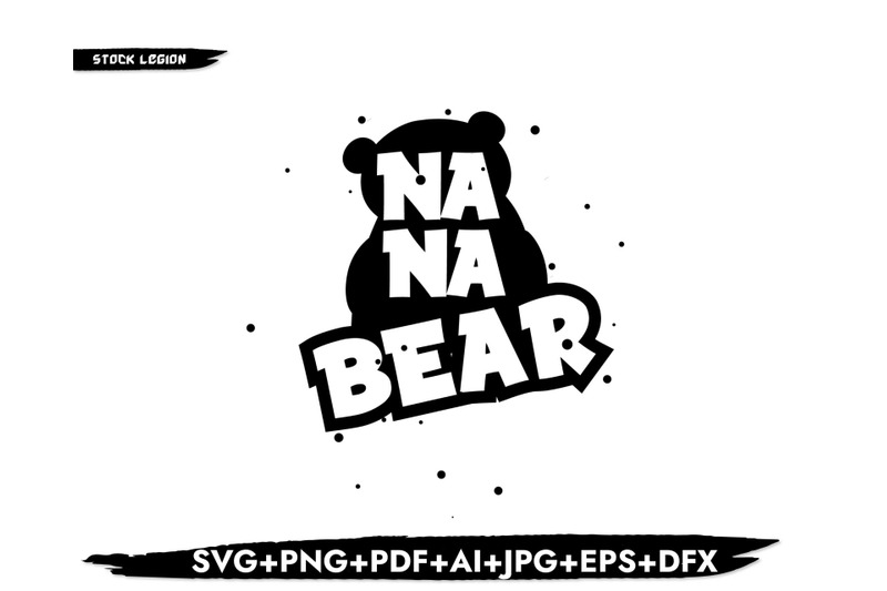 nana-bear-sitting-svg