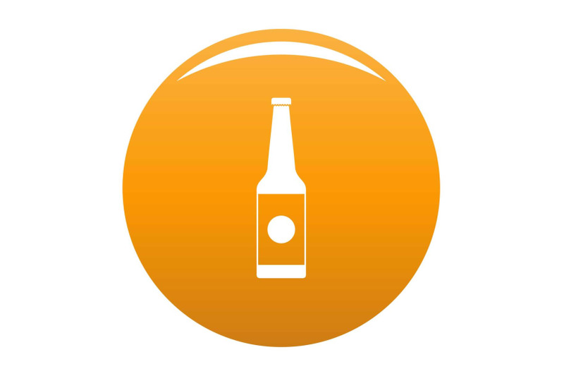 bottle-water-icon-vector-orange