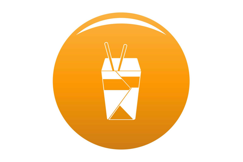 chinese-fast-food-icon-vector-orange