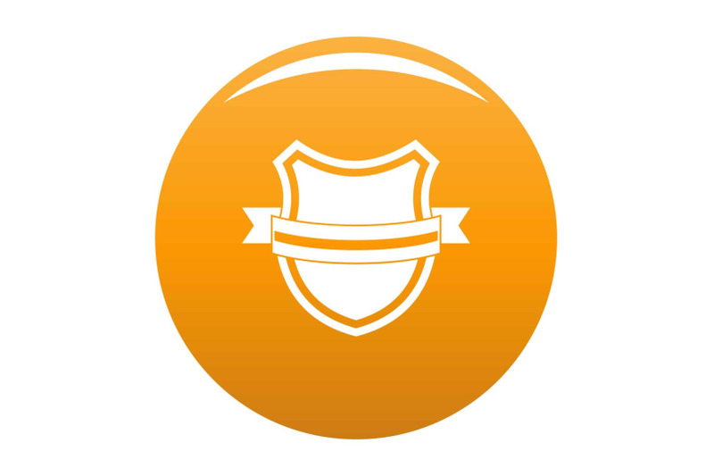 badge-retro-icon-vector-orange