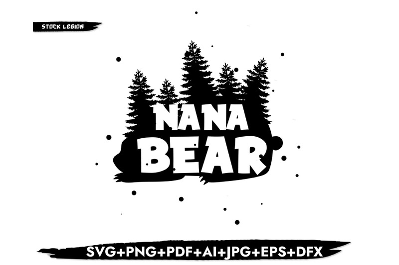 nana-bear-forest-svg