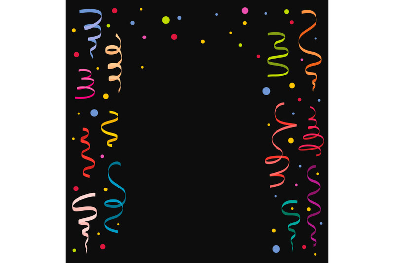 carnival-serpentine-concept-background-flat-style