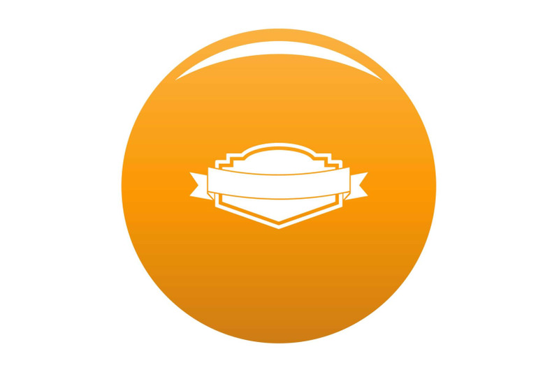 badge-label-icon-vector-orange