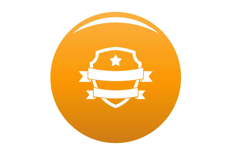 badge-hipster-icon-vector-orange