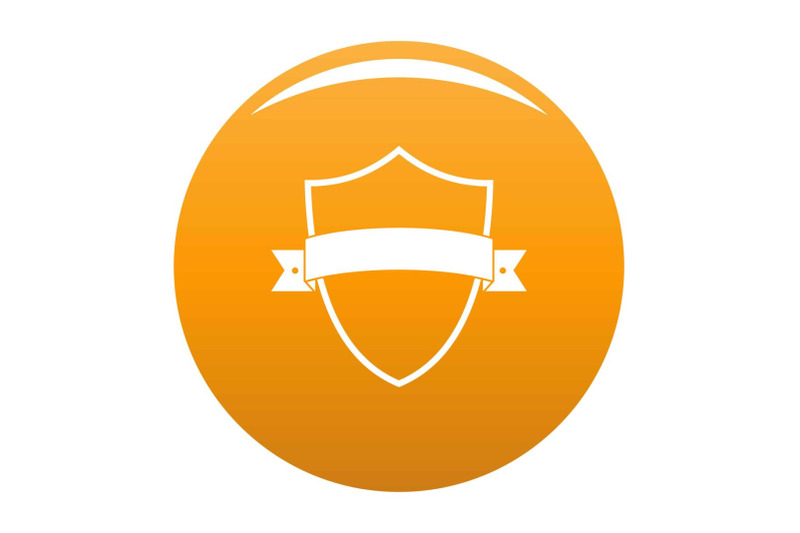 badge-element-icon-vector-orange