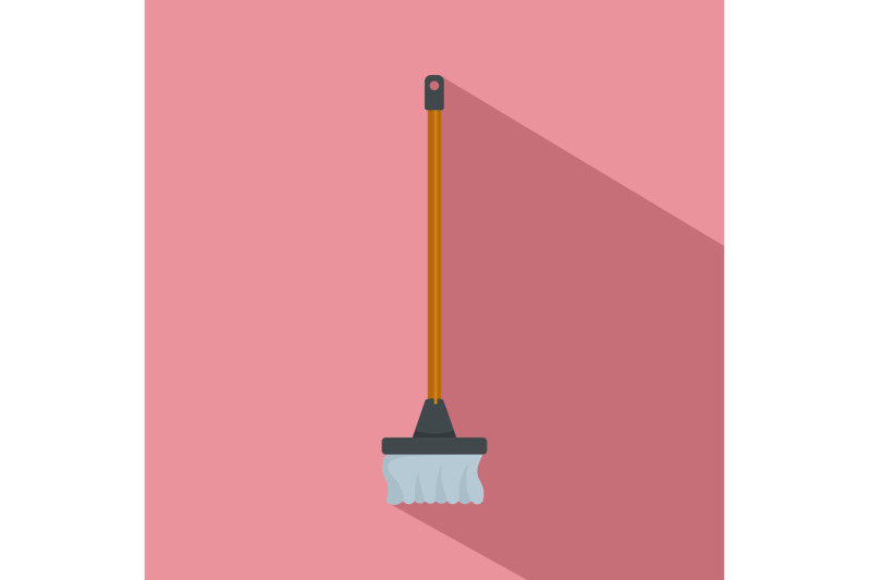 cleaning-mop-icon-flat-style