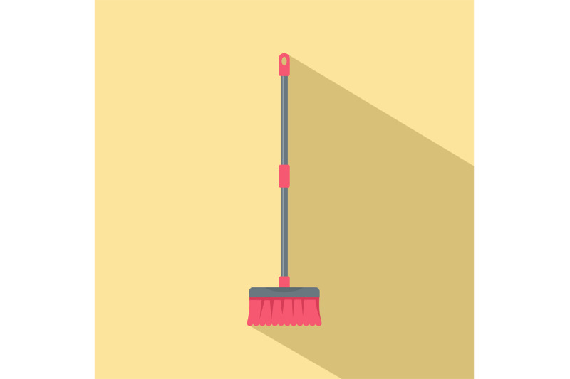 brush-mop-icon-flat-style
