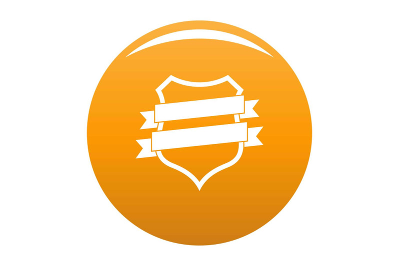 badge-design-icon-vector-orange