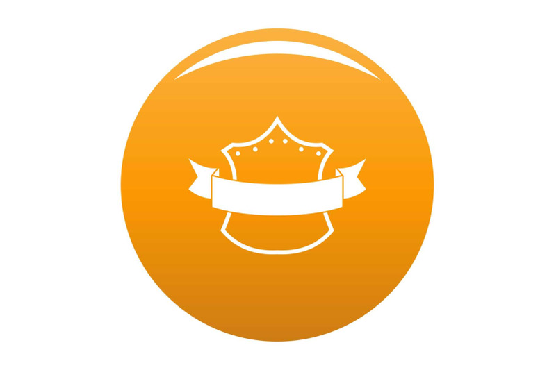 badge-king-icon-vector-orange