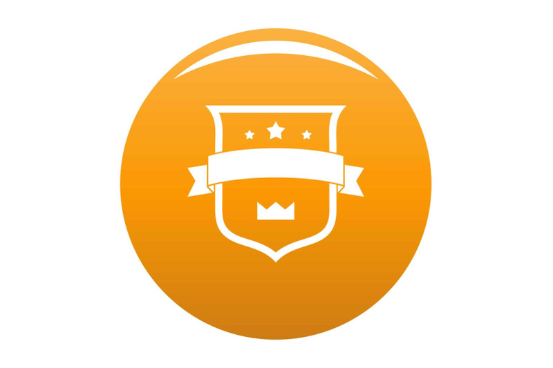 badge-crown-icon-vector-orange