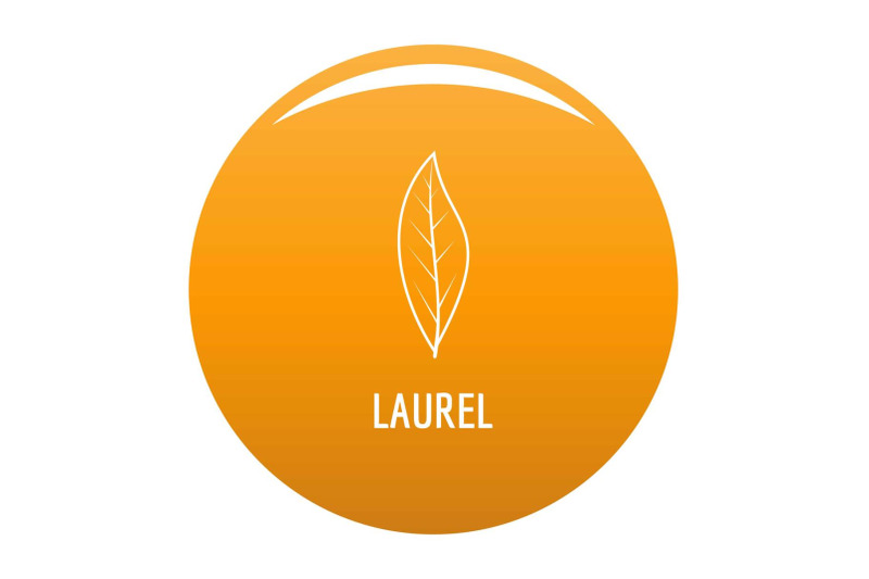 laurel-leaf-icon-vector-orange