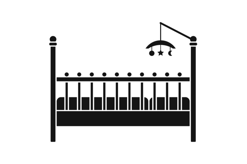 baby-bed-toys-icon-simple-style