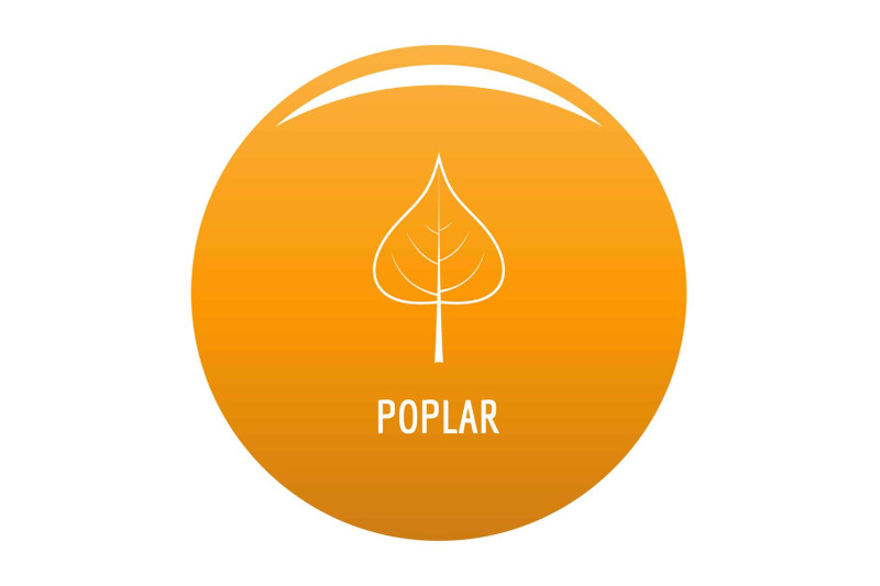 poplar-leaf-icon-vector-orange