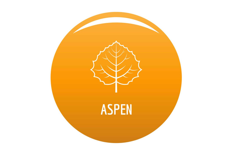 aspen-leaf-icon-vector-orange