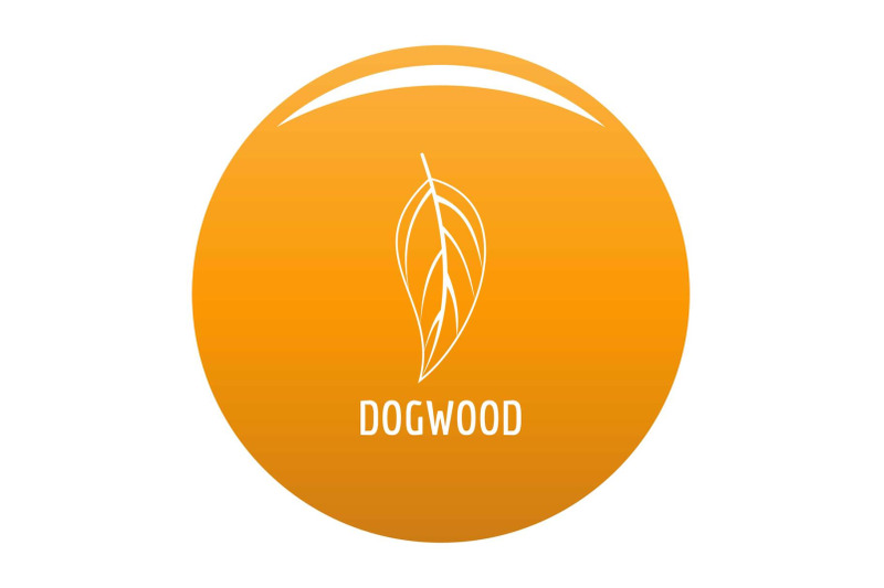 dogwood-leaf-icon-vector-orange