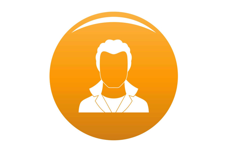 new-man-avatar-icon-vector-orange