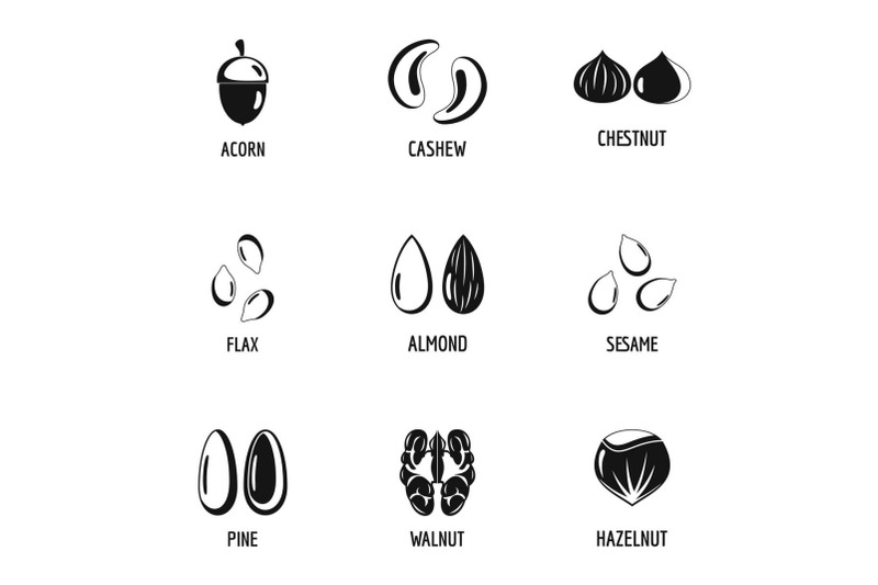 walnut-icons-set-simple-style