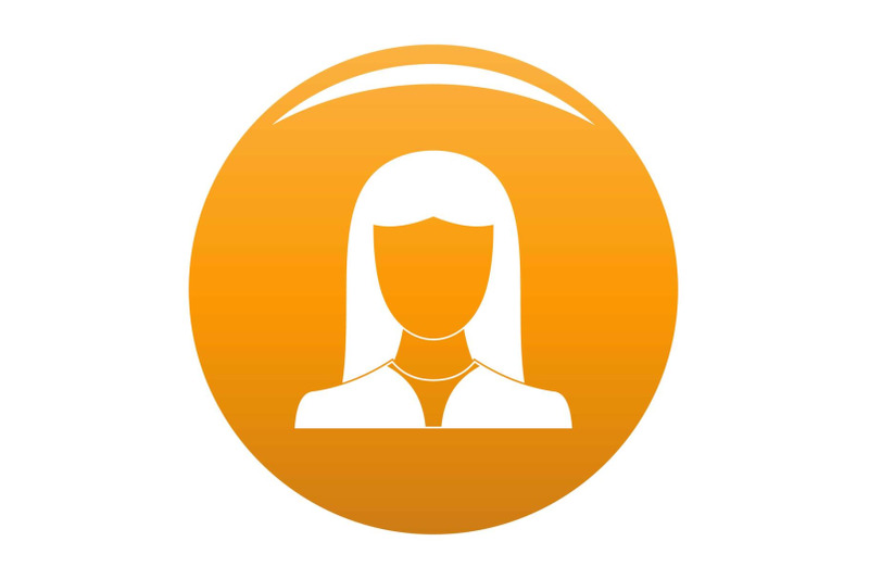 woman-avatar-icon-vector-orange