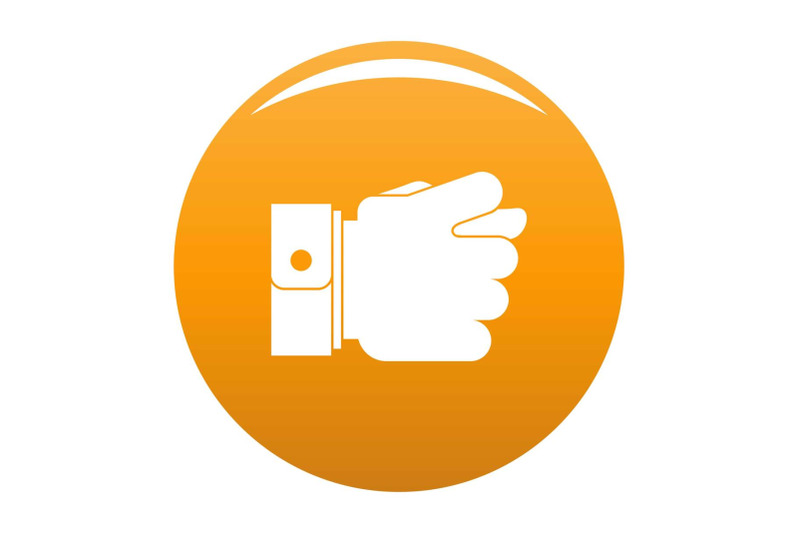 hand-greed-icon-vector-orange