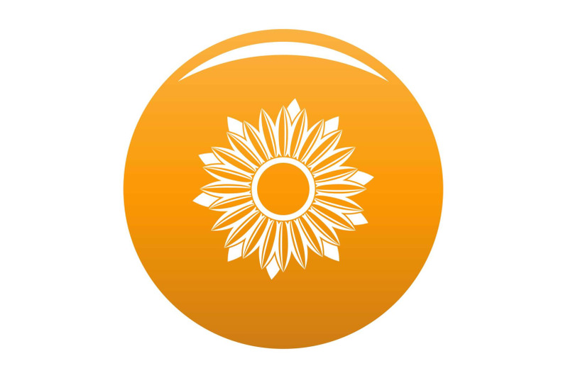 ripe-sunflower-icon-vector-orange