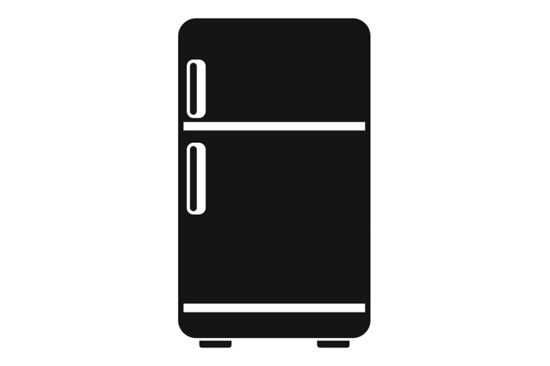 retro-fridge-icon-simple-style