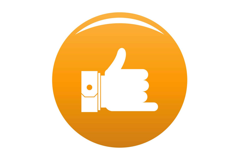 hand-call-icon-vector-orange