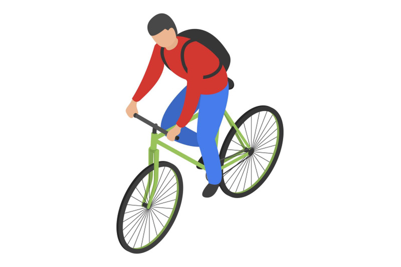 man-bike-delivery-icon-isometric-style