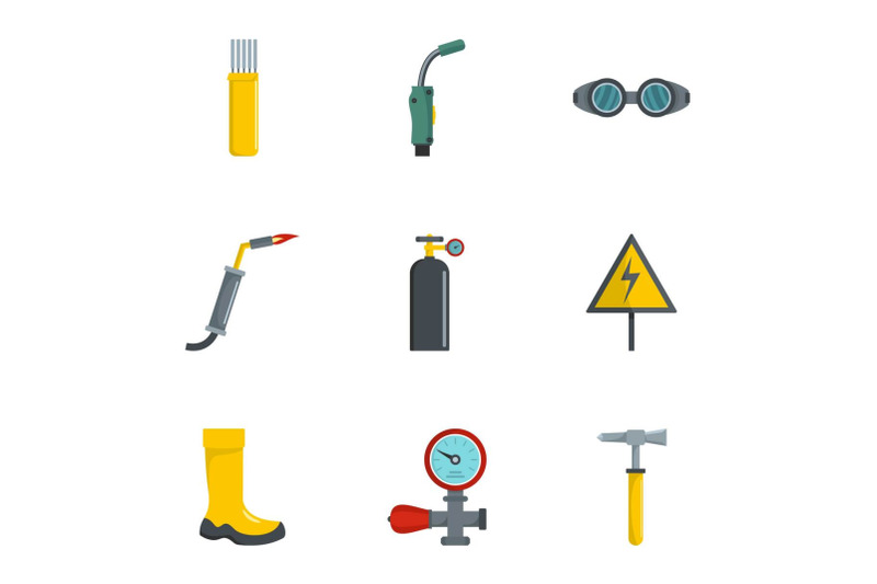 welding-tool-icons-set-cartoon-style